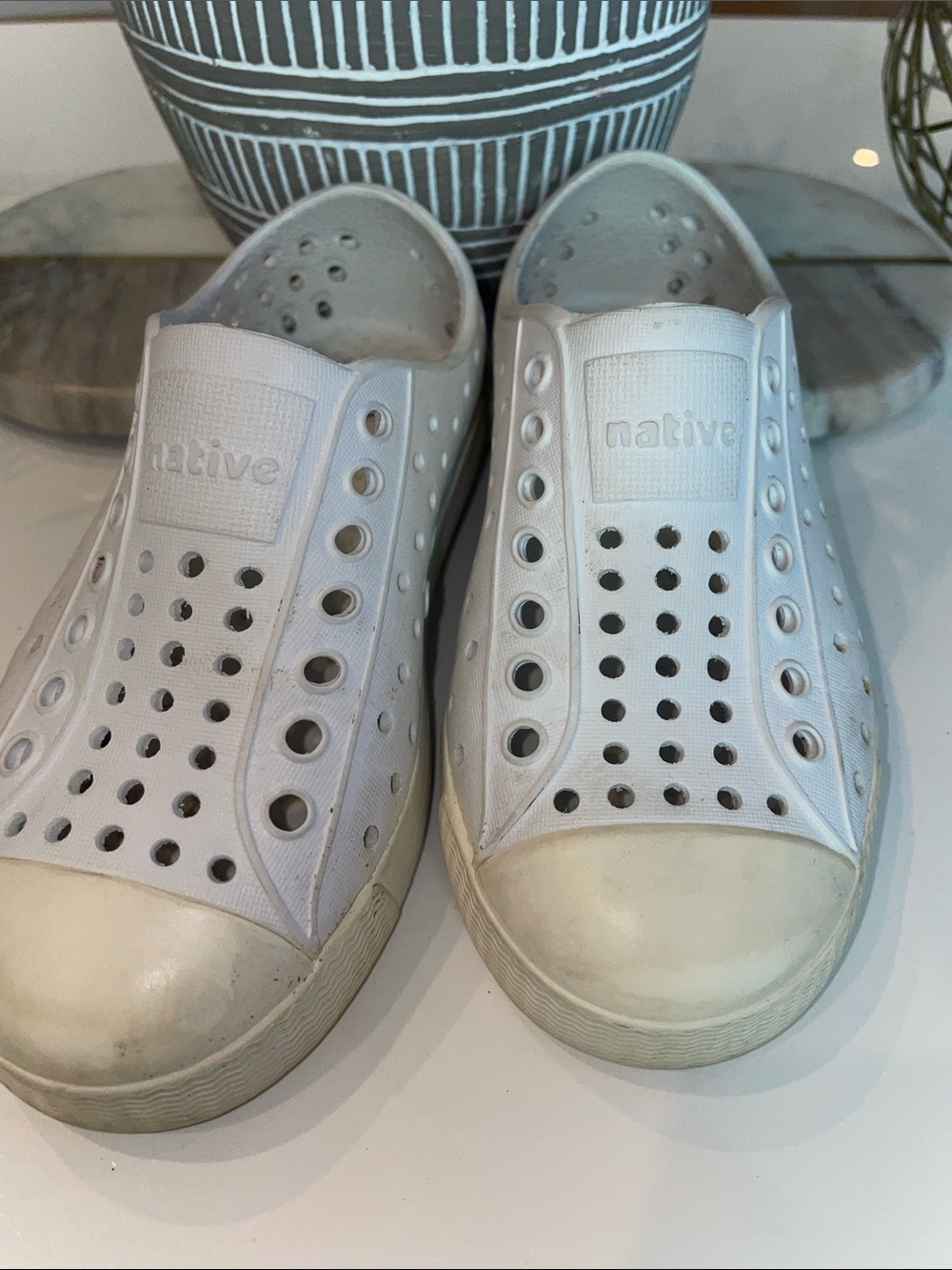 Native White Kids Slip-On Water Shoes